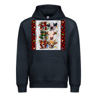 Navy ho ho ho christmas cow Urban Hoodie - RanaPortraitStore