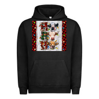 Pigment Black ho ho ho christmas cow Urban Hoodie - RanaPortraitStore