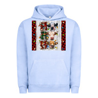 Pigment Grape Ice ho ho ho christmas cow Urban Hoodie - RanaPortraitStore