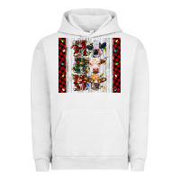 Pigment Lunar Rock ho ho ho christmas cow Urban Hoodie - RanaPortraitStore