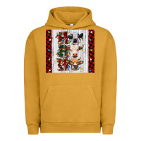 Ho Ho Ho Christmas Cow Urban Hoodie | Teevron