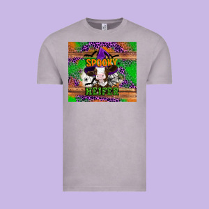 Spooky Heifer Vintage Tee Designed By Artiststas