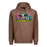 Chestnut mom with cow Premium Hoodie - Zillion Design Studio