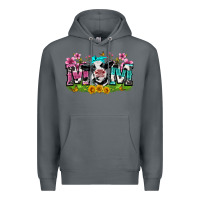 Rock mom with cow Premium Hoodie - Zillion Design Studio