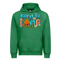 Emerald born to camp Urban Hoodie - Zillion Design Studio