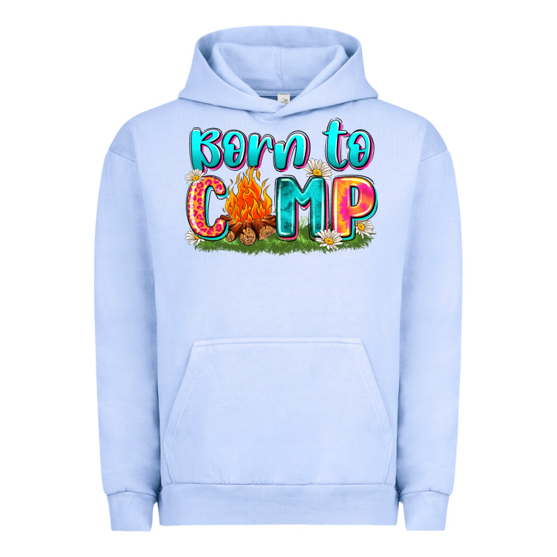 Born To Camp Urban Hoodie by Zillion Design Studio | Teevron