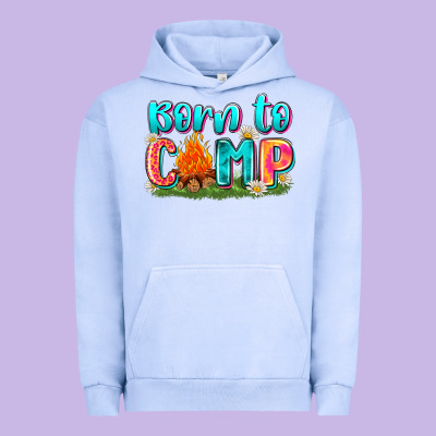 Born To Camp Urban Hoodie Designed By Zillion Design Studio