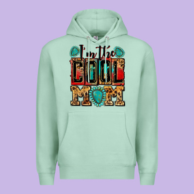 I'm The Cool Mom Premium Hoodie Designed By Zillion Design Studio
