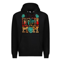 Black i'm the cool mom Premium Hoodie - Zillion Design Studio