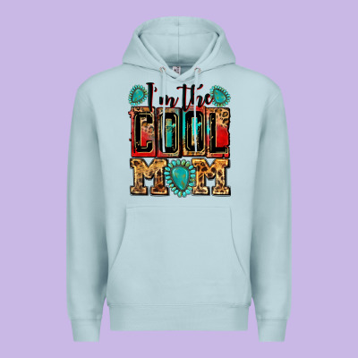 I'm The Cool Mom Premium Hoodie Designed By Zillion Design Studio