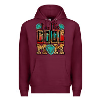 Burgundy i'm the cool mom Premium Hoodie - Zillion Design Studio