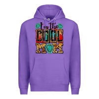 Purple i'm the cool mom Premium Hoodie - Zillion Design Studio
