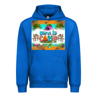 Cobalt born to camp Urban Hoodie - Zillion Design Studio