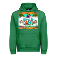 Emerald born to camp Urban Hoodie - Zillion Design Studio