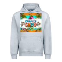 Heather Grey born to camp Urban Hoodie - Zillion Design Studio