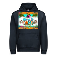Navy born to camp Urban Hoodie - Zillion Design Studio