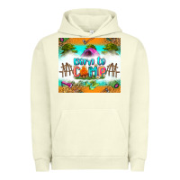 Pigment Pistachio born to camp Urban Hoodie - Zillion Design Studio