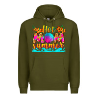 Army Green hot mom summer Premium Hoodie - Zillion Design Studio
