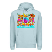 Blue Mist hot mom summer Premium Hoodie - Zillion Design Studio