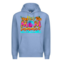 Colony Blue hot mom summer Premium Hoodie - Zillion Design Studio