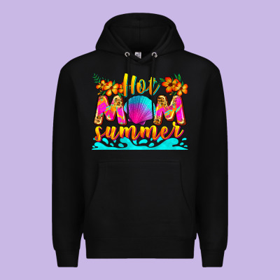 Hot Mom Summer Premium Hoodie Designed By Zillion Design Studio