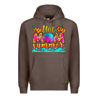 Coffee hot mom summer Premium Hoodie - Zillion Design Studio