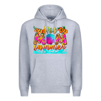 Heather Grey hot mom summer Premium Hoodie - Zillion Design Studio