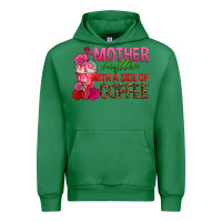 Emerald mother hustler wt a side of coffee Urban Hoodie - texasbilliewilder