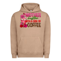 Pigment Burro mother hustler wt a side of coffee Urban Hoodie - texasbilliewilder