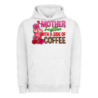 Pigment Lunar Rock mother hustler wt a side of coffee Urban Hoodie - texasbilliewilder