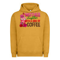 Pigment Peanut Butter mother hustler wt a side of coffee Urban Hoodie - texasbilliewilder