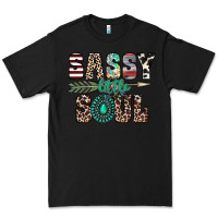Black sassy little soul Premium Tee - CowhideDigitalArt