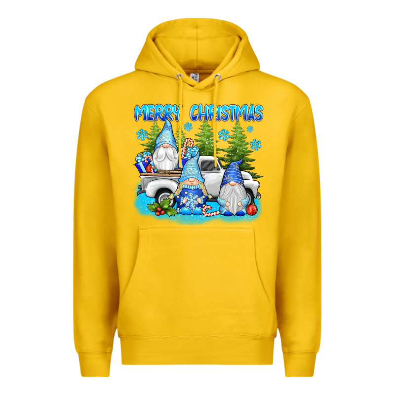 Merry Christmas Gnomies Premium Hoodie by texasbilliewilder | Teevron