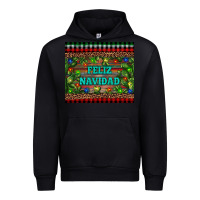 Black feliz navidad Urban Hoodie - RanaPortraitStore