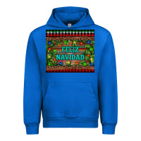 Cobalt feliz navidad Urban Hoodie - RanaPortraitStore