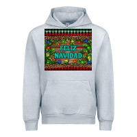 Heather Grey feliz navidad Urban Hoodie - RanaPortraitStore