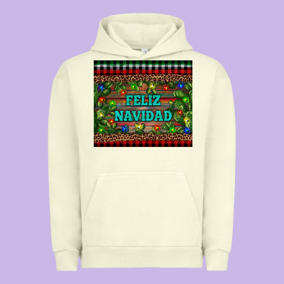 Feliz Navidad Urban Hoodie Designed By Ranaportraitstore