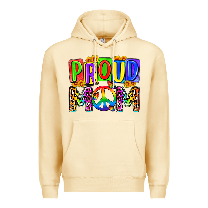 Proud Mom Lgbt Premium Hoodie by Zillion Design Studio | Teevron