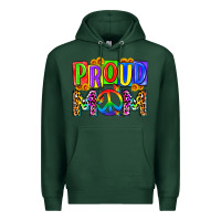 Sports Green proud mom lgbt Premium Hoodie - Zillion Design Studio