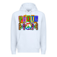 White proud mom lgbt Premium Hoodie - Zillion Design Studio