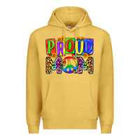 Antique Gold proud mom lgbt Premium Hoodie - Zillion Design Studio
