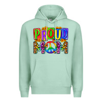 Seafoam proud mom lgbt Premium Hoodie - Zillion Design Studio