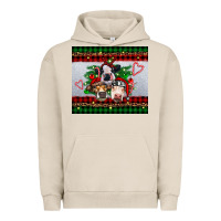 Pigment French Oak christmas heifers Urban Hoodie - RanaPortraitStore