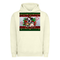 Pigment Pistachio christmas heifers Urban Hoodie - RanaPortraitStore