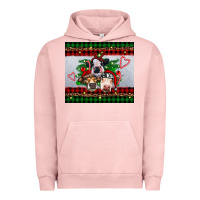 Pigment Salmon christmas heifers Urban Hoodie - RanaPortraitStore