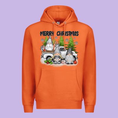 Merry Christmas Gnomies Premium Hoodie Designed By Texasbilliewilder