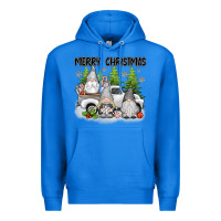 True Royal merry christmas gnomies Premium Hoodie - texasbilliewilder