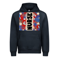 Navy american nurse Urban Hoodie - Zillion Design Studio