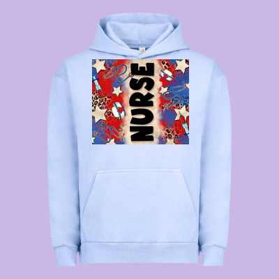 American Nurse Urban Hoodie Designed By Zillion Design Studio