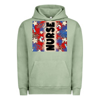 Pigment Oil Green american nurse Urban Hoodie - Zillion Design Studio